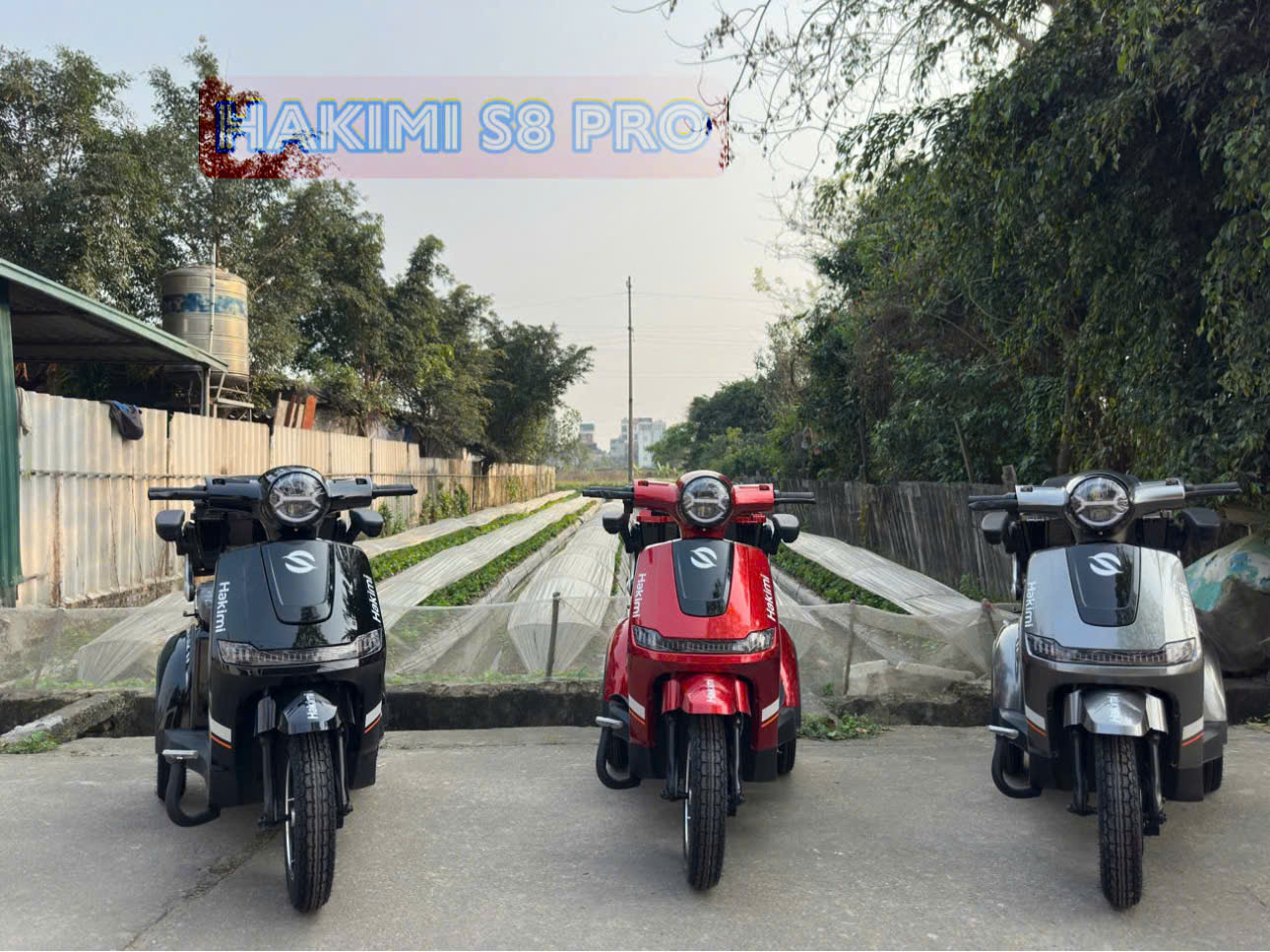 Khám phác các dòng xe điện 3 bánh Hakimi