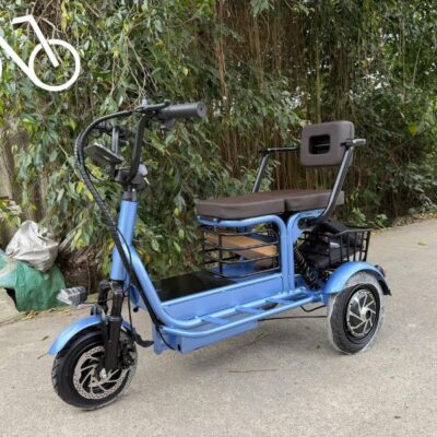 Xe điện 3 bánh mini phiên bản mới bền, phù hợp di chuyển ngắn, không chở quá tải trọng